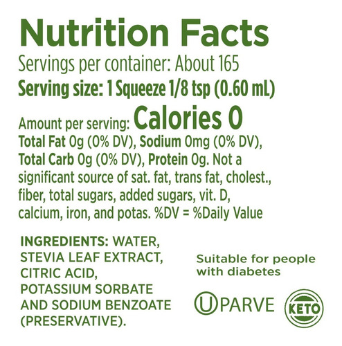Splenda Stevia Zero Endulzante Líquido 100 Ml