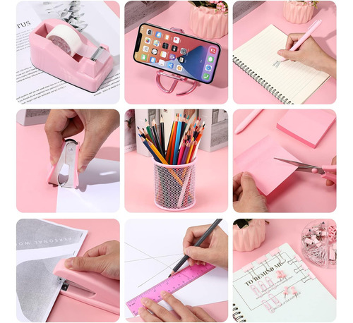 Paquete De 12 Accesorios De Escritorio Y Suministros De Ofic