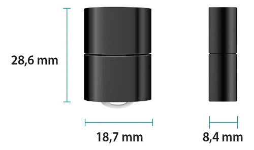 Adaptador De Micro Sd Tf A Usb Conector Metálico