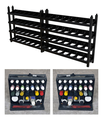 Estante De Pintura Modular Para Aerógrafo, 5 Capas