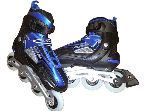 Rollers Patines Profesionales Rueda 72mm Azul Jufeng