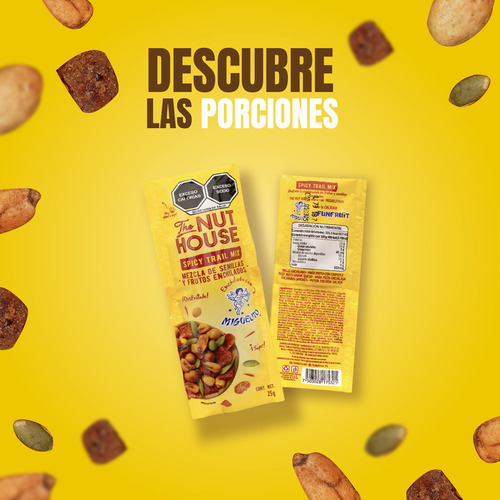 The Nut House - Mezcla Semillas Enchilado C/ Miguelito 25g