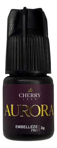 Cola Aurora Cherry Lash Adesivo Para Extensão De Cílios 3ml Preto