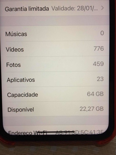 Imagem 1 de 4 de iPhone XR 64 Gb Vermelho Ainda Na Garantia