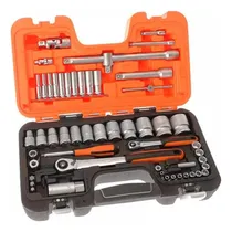 Comprar Juego 56 Herramientas Dados 1\u002F4 Y 1\u002F2 De 4 A 32mm S560 Bahco