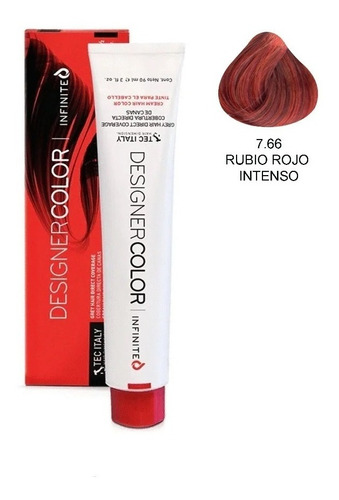  Tintes Tec Italy Rojos Tono Rubio rojo intenso 7.66