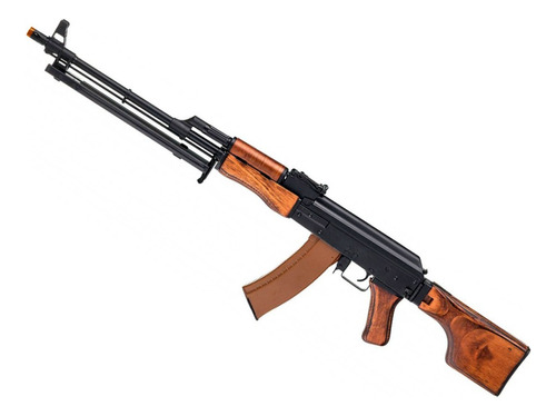 Rifle Aeg Rpks74 Full Metal Em Aço E Madeira Lct Airsoft