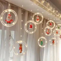 Comprar A Luzes De Corda De Natal Luzes De Cortina De Anel 3m