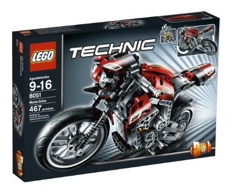Set Construcción Lego Motorbike 467 Piezas Modelo 8051