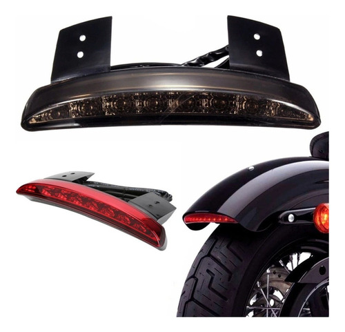 Moto Harley Xl883 / 1200led Freno Luz Trasera De 144w Humo