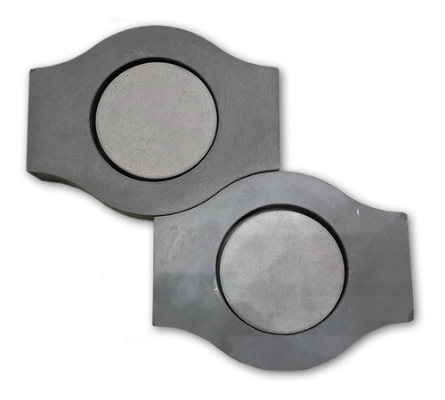 Molde Para Fabricación De Adoquines Omega, Ideal Para Plazas Color Negro