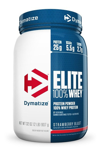 Whey Protein Elite 900g - Dymatize - Importado Original