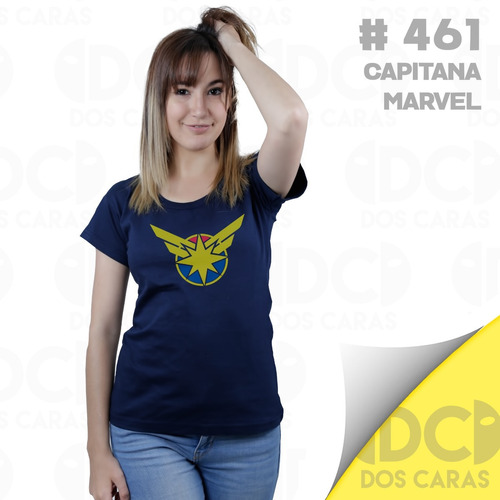 Capitana Marvel  - Captain Marvel - Remera De Comics #461