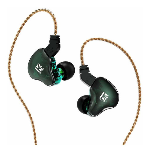 Auriculares Earbuds Inalam. Yinyoo Ks2 Green  Bd939 
