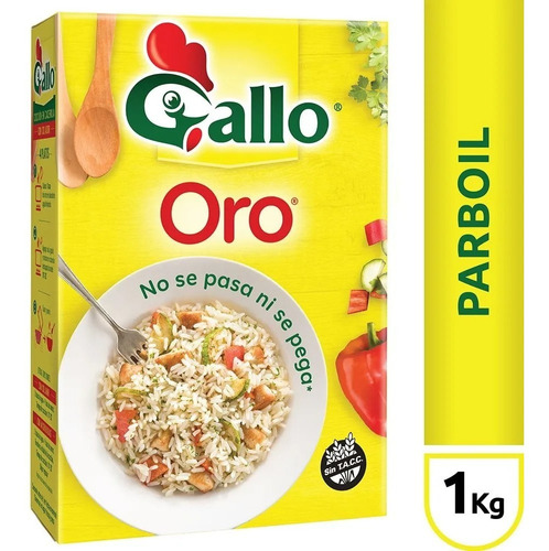 Arroz Gallo Oro Parboil Caja X 1 Kg