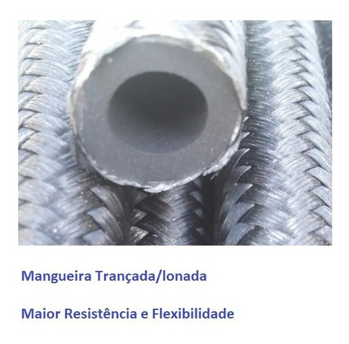 Mangueira P/ Gás Alta Pressão 5/16 Com Norma 50m Normatizada