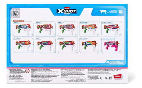 Xshot Water Blaster Fast Fill Skins Hyperload Summer Toy Rosa Chicle