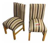 Comprar Sillas Reforzadas Vestidas En Chenille X 2 Unidades! 