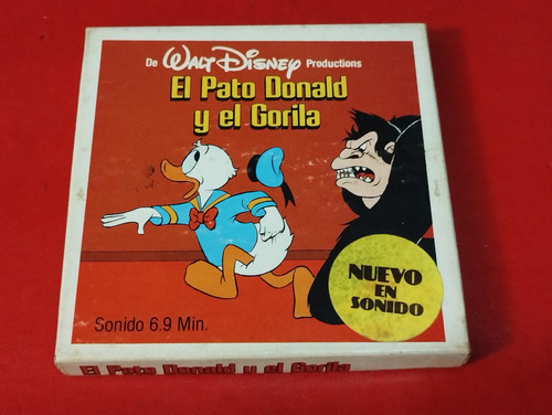 Pelicula Super 8 Dibujo Pato Donald Y El Gorila Disney