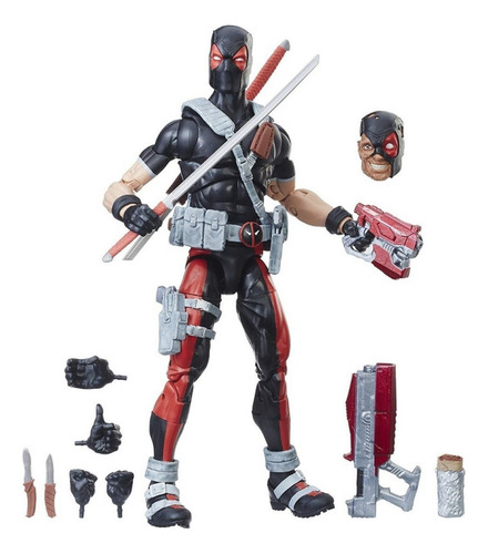 Marvel Legends Deadpool X Forcé Negro 12 Pulgadas (Usado)