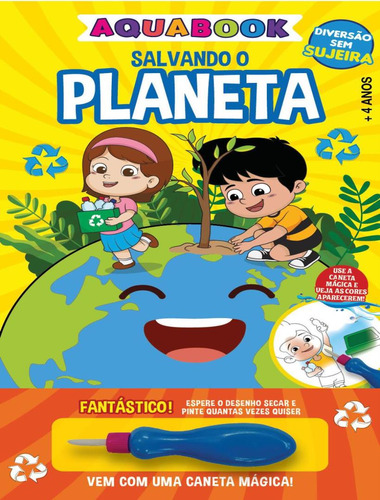 Aquabook Salvando O Planeta, de EDITORA ONLINE. Editora ON LINE, capa mole, edição 1 em português, 2023