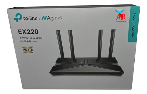 Router Tp-link Dual Banda Ex220 Ax1800 Wi-fi 6