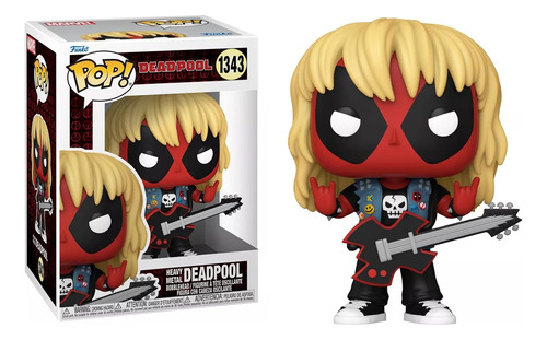 Funko Pop! 1343 Deadpool Heavy Metal Dead Pool Rocks