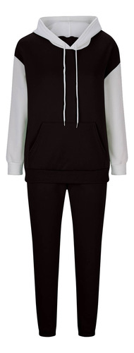 Sudadera Elástica Con Capucha Y Cuerda Para Mujer, Manga Lar