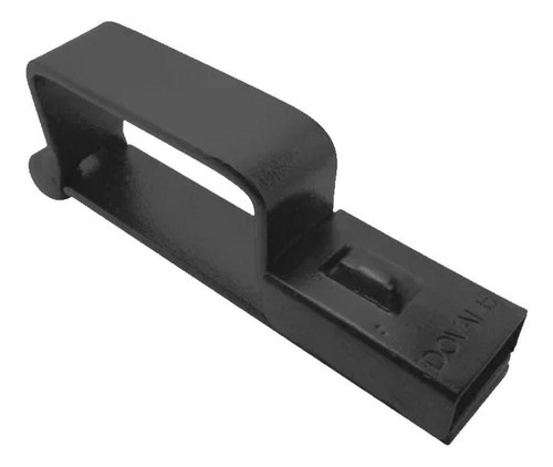 Porta Cadeado Portão Dovale N.2 - 43 X 38 - Preto Cad 30mm