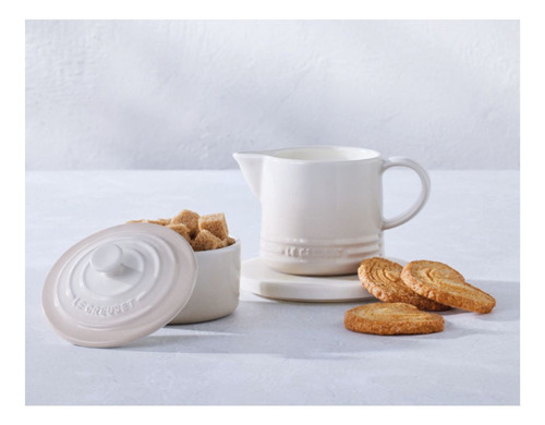 Set Creme 300ml E Açúcar 250ml Le Creuset Cerâmica Meringue