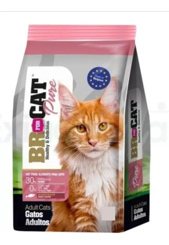 Br For Cat Adulto Salmon X 3 Kg