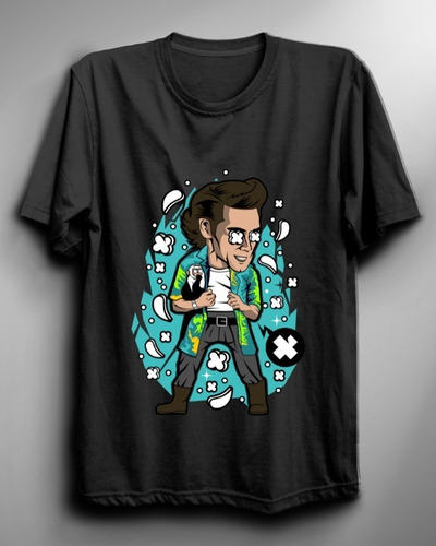 Polera De Ace Ventura - Cartoon