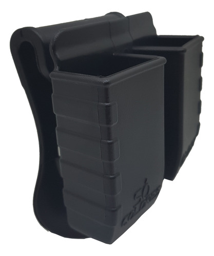 Coldre + Porta Carregador Externo Glock G22 G23 Gen5 Cor Preto Orientação Da Mão Destro