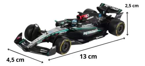 F1 2024 Mercedes W15 George Russell 63 C/ Piloto 1:43 | MercadoLivre