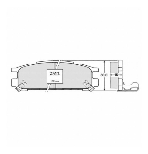 Pastillas Freno Subaru Legacy 1.8 1994 Motor Ej18 Inyección