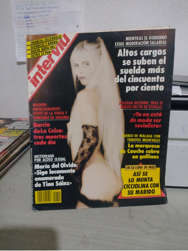 Revista Interviú Cicciolina #790 Junio 1991