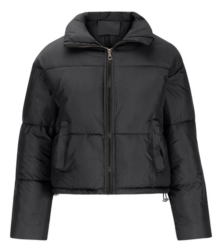 Chaqueta A La Moda Para Mujer Con Bolsillo Con Cremallera, Abrigo Largo De Invierno