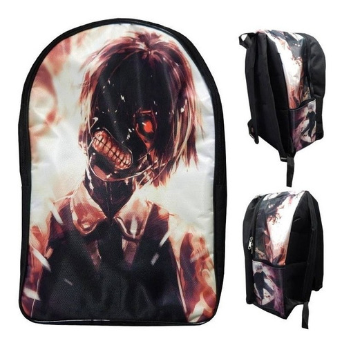 Imagen 1 de 2 de Tokyo Ghoul Mochila Backpack Ken Kaneki Bozal