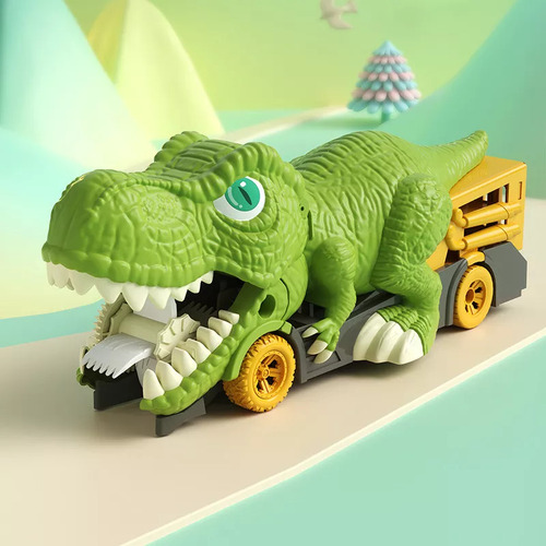 Vehículo De Transporte De Juguetes 7 En 1, Coche De Dinosaur