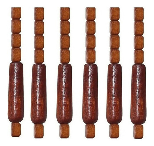 F Cortina De Porta De Madeira De Bambu Retrô Clássica