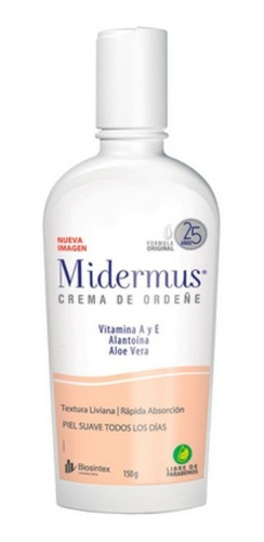 Midermus Crema De Ordeñe Y Vitamina A & E X 150 Gr 