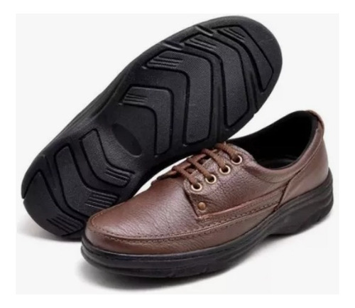 Zapato Antiestrés Masculino Ortopédico Anatómico Diabético