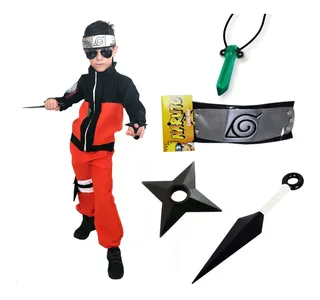 fantasia spectreman Kit Fantasia Naruto Uzumaki Cosplay Kunai Bandana Premium