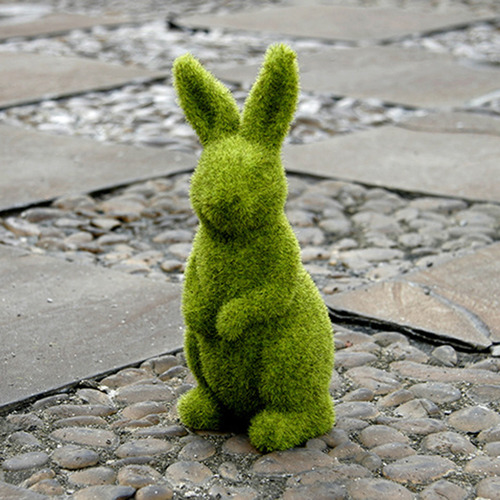 Conejo De Pascua De Pie De Resina