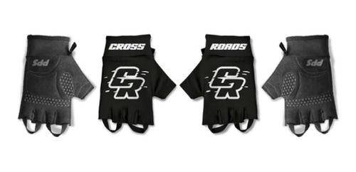 Guantes Cross Roads Bike Gym Corto Negro 