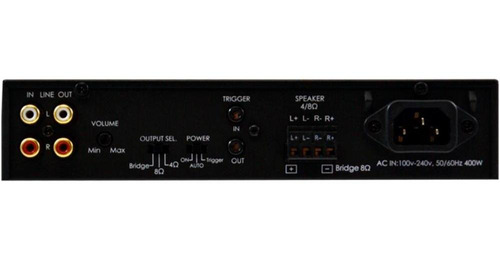 Amplificador Digital Wave Sound Wamp200 Bivolt 200w Preto