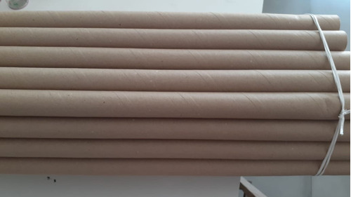 Imagem 4 de 4 de Kit 300 Tubos De Papelão Para Embalagens - 3,5 Cm X 72 Cm