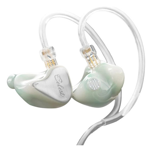 Auriculares intraurales Kinera Celest Wyvern Pro con micrófono profesional, color blanco