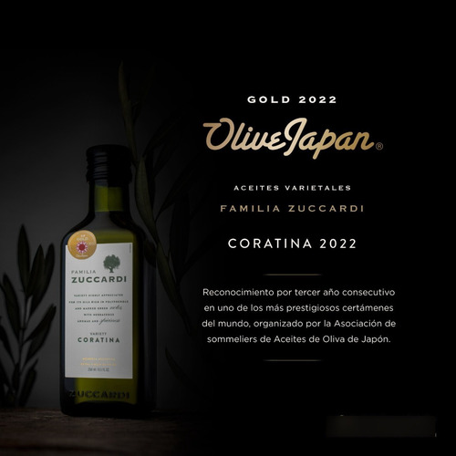 Aceite De Oliva Familia Zuccardi Coratina 500ml