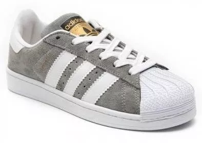 adidas superstar cinza feminino